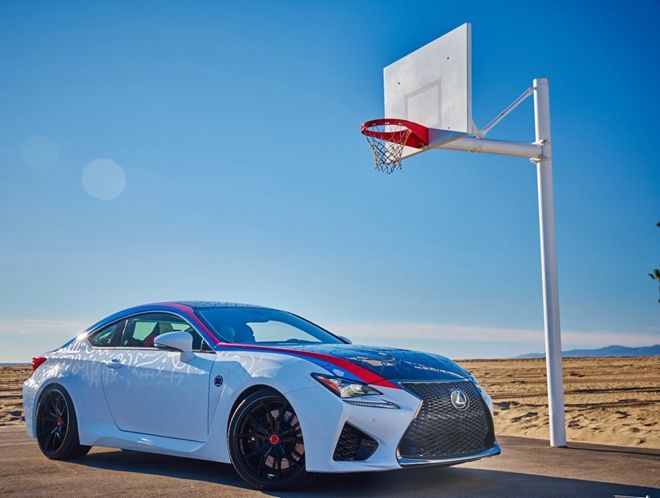 「NBA」球隊戰術版的塗裝  「Lexus」推出獨特的「RC F」「洛杉磯快艇」版本