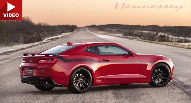 美國德州改裝廠Hennessey打造的Chevrolet Camaro SS  最大馬力超過750匹  最高時速超過320km/h