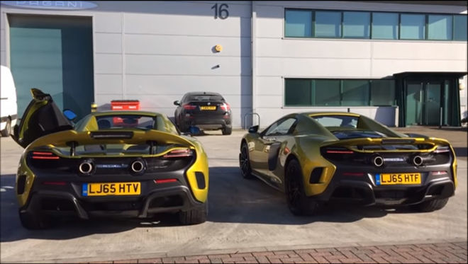 [影片] 兩輛2017 McLaren 675 LT Spiders現身於街頭!