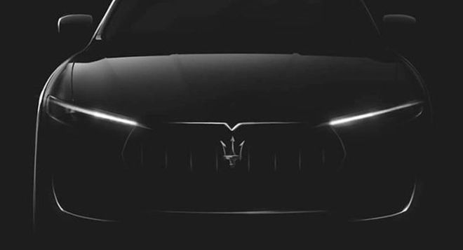 Maserati釋出首款SUV「Levante」車頭預告圖，將在日內瓦車展現身