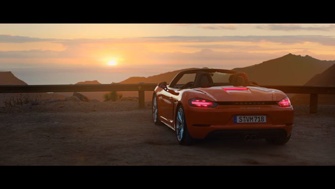 追逐夕陽，Porsche釋出718 Boxster 最新宣傳影片