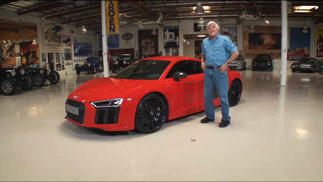 [影片] Jay Leno 詮釋全新Audi R8 V10 Plus