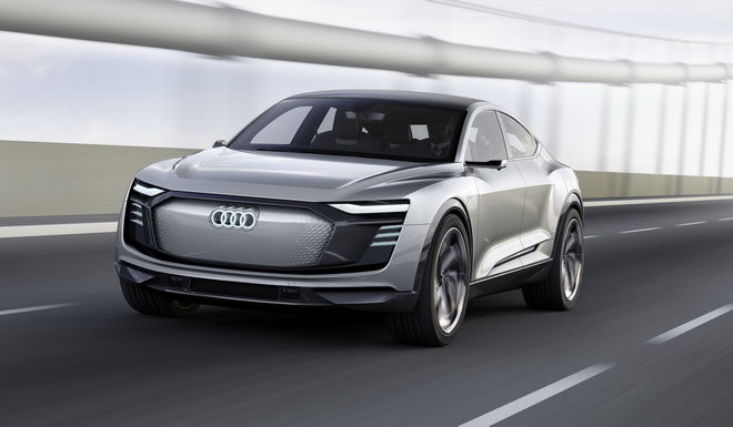 Audi e-tron Sportback concept 上海車展全球首發  0到100km 4.5秒 續航力達500公里 ！