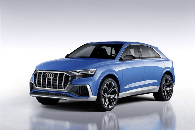 2017 北美國際車展Audi Q8 concept 全球閃耀首演 提早實現四環全新世代進化科技計劃2018年正式投入量產