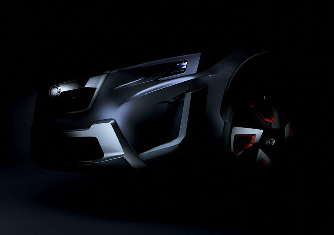 Subaru揭露Subaru XV Crossover Concept概念車預覽圖，將在下個月日內瓦車展發表