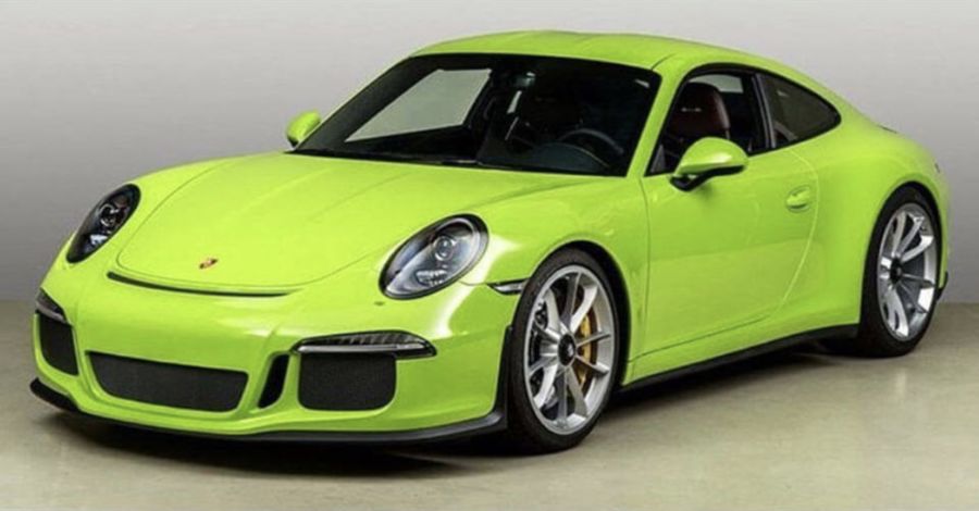 Porsche 911 R漆上Acid Green配色真的可以屌打Lamborghini的Lime Green！(個人主觀)