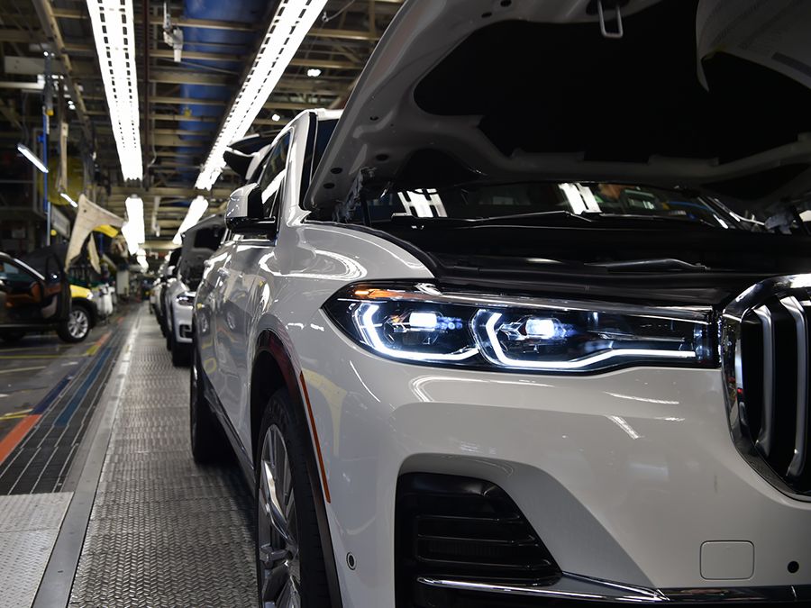 首批BMW X7旗艦七人座試裝車出廠了！