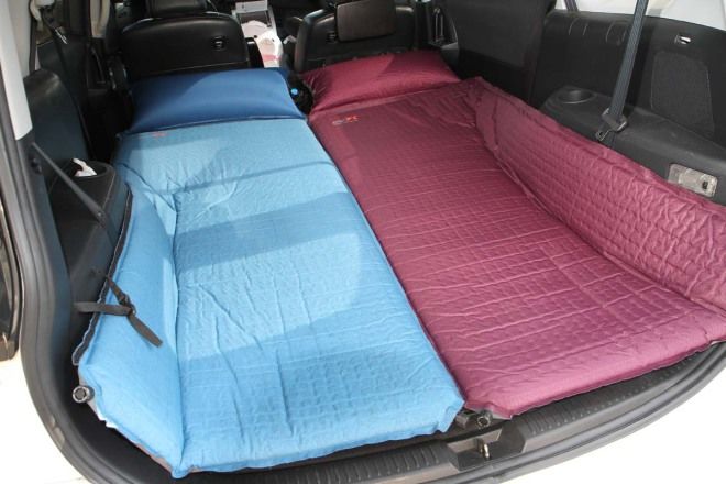 車用氣墊床鋪設 躺起來更加平整 雙拼可靈活運用