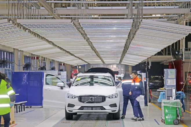 掛保證的陸製化Volvo成都工廠參訪