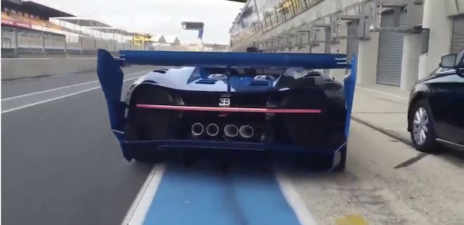 看圖片看到都膩了，這次讓你看看「生龍活虎版」！驚見全球唯一Bugatti Chiron Vision GT！(內有影片)
