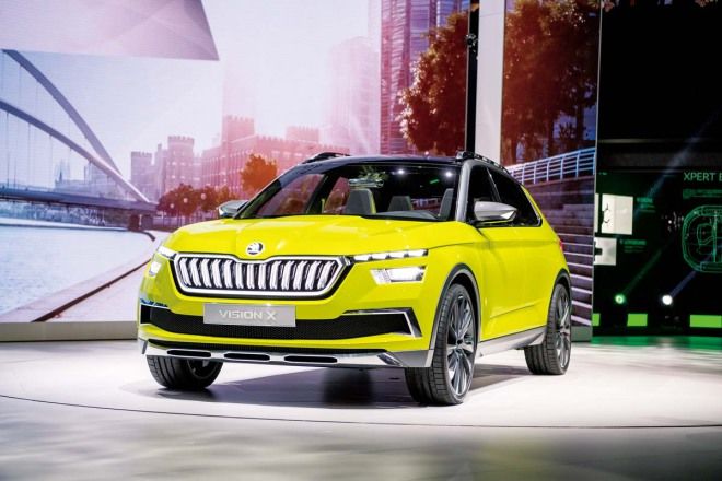 首款Hybrid動力車型Skoda Vision X Concept