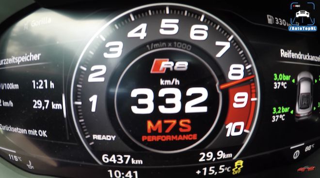 「令人屏息的傳奇10缸引擎」見識Audi R8 V10 Plus如何突破時速333km/h大關！