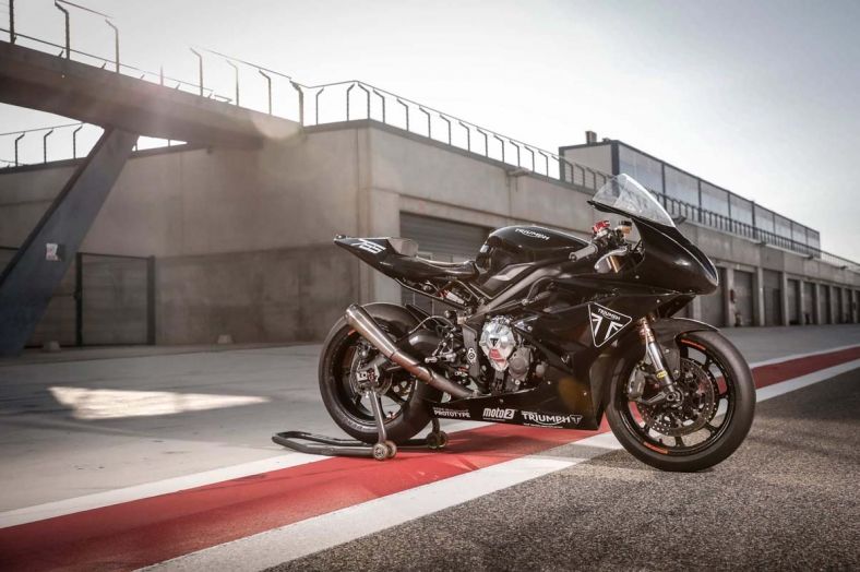 2019年Moto2原型機Triumph製三汽缸引擎