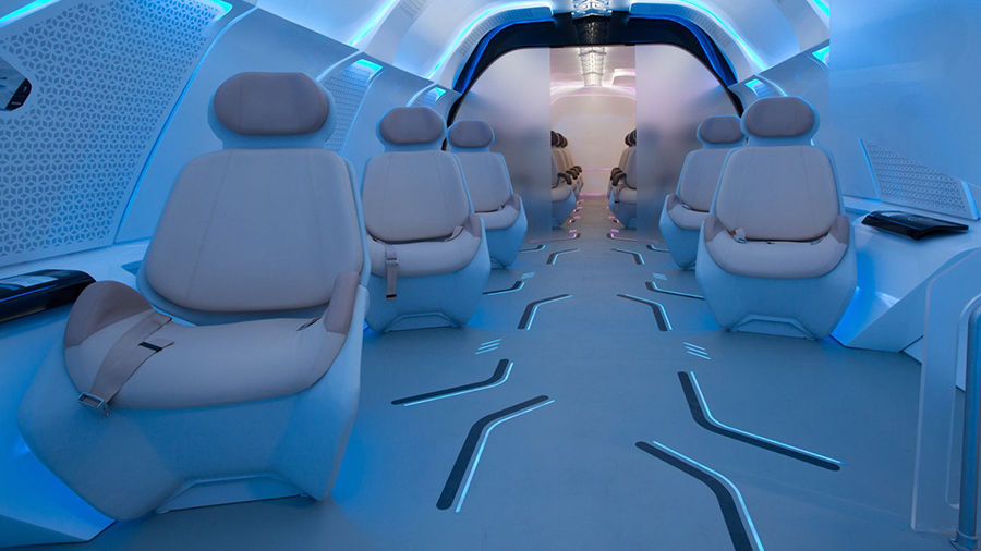 BMW替Virgin的Hyperloop One超迴路列車設計了優美又具未來感的車艙！