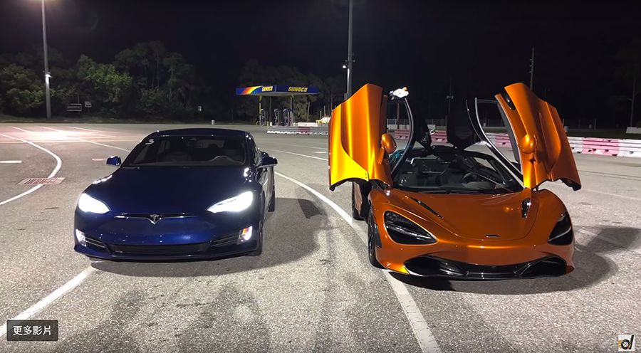 (影音)期待已久的McLaren 720S Vs.最速Tesla之戰！