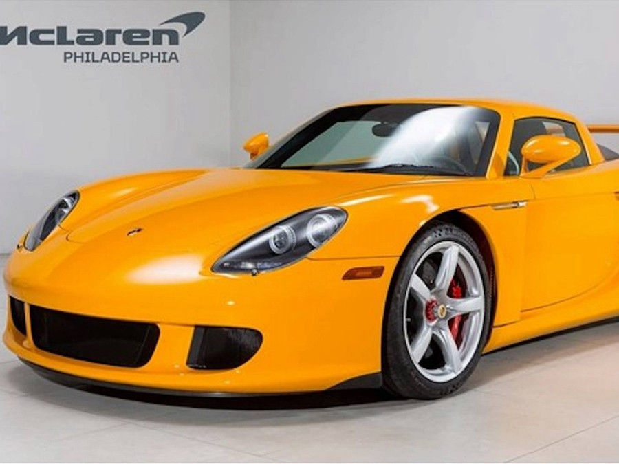 極為稀有！超難得採用亮黃色車色的Porsche Carrera GT以3818.5萬台幣的賣價尋找新車主！