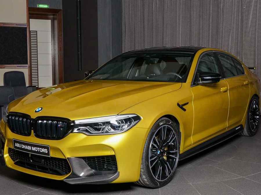 Austin Yellow車色讓BMW M5 Competition像是超跑般的亮眼