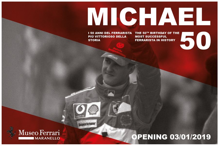 「Michael 50」麥可·舒馬克特展於Ferrari法拉利博物館啟幕
