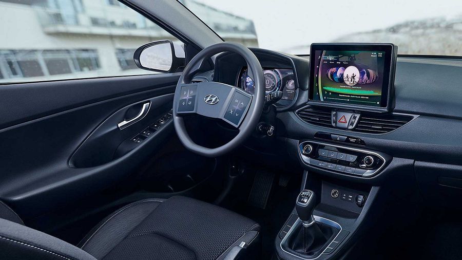 Hyundai認為方向盤上設置觸控式螢幕是個好主意