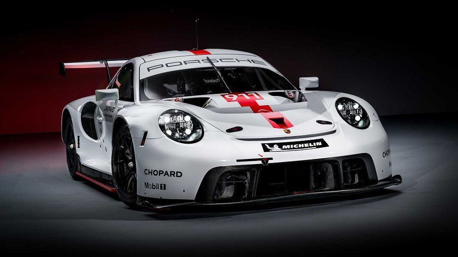 全新的Porsche 911 RSR賽車於速度嘉年華會發表