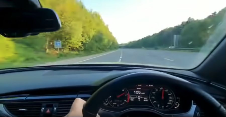 影/Audi RS6單手飆到325km/h因為要錄影！抓到該怎麼罰？