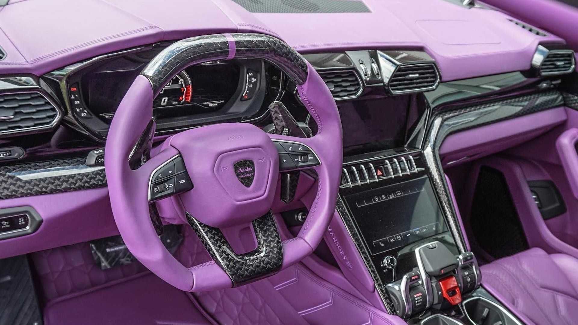 Mansory 推出紫色內裝改 Lamborghini Urus