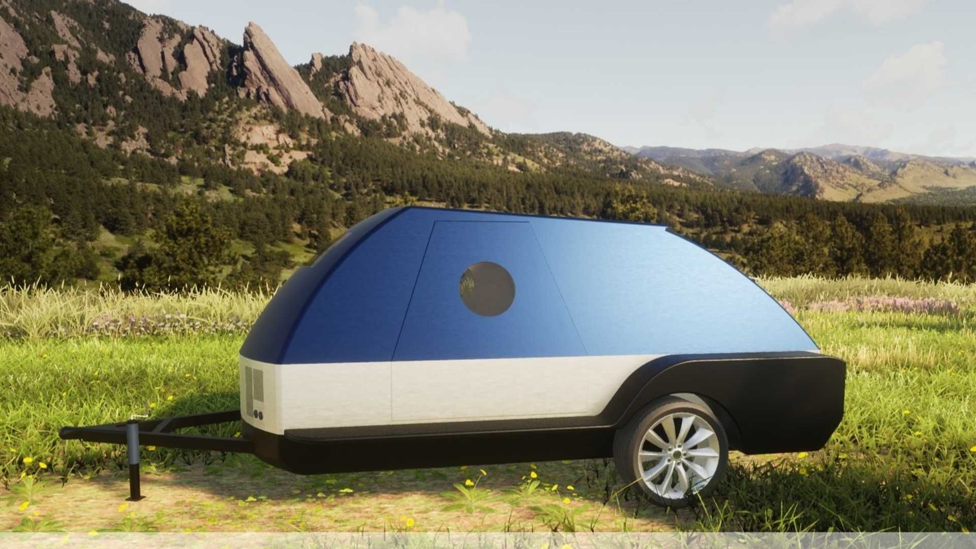 具備大容量電池和小體積的電動車專用露營拖車車屋「Boulder」問世啦