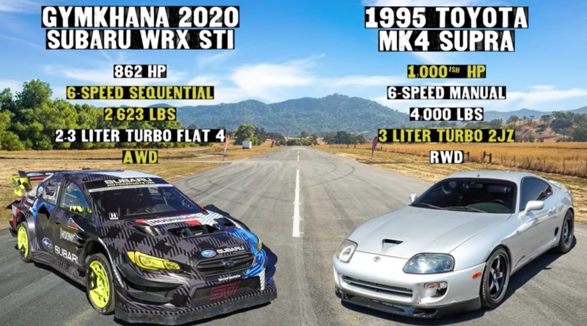 車齡相差25年，1000hp 對上 862hp , Toyota Supra Vs Subaru WRX STI 將會鹿死誰手？