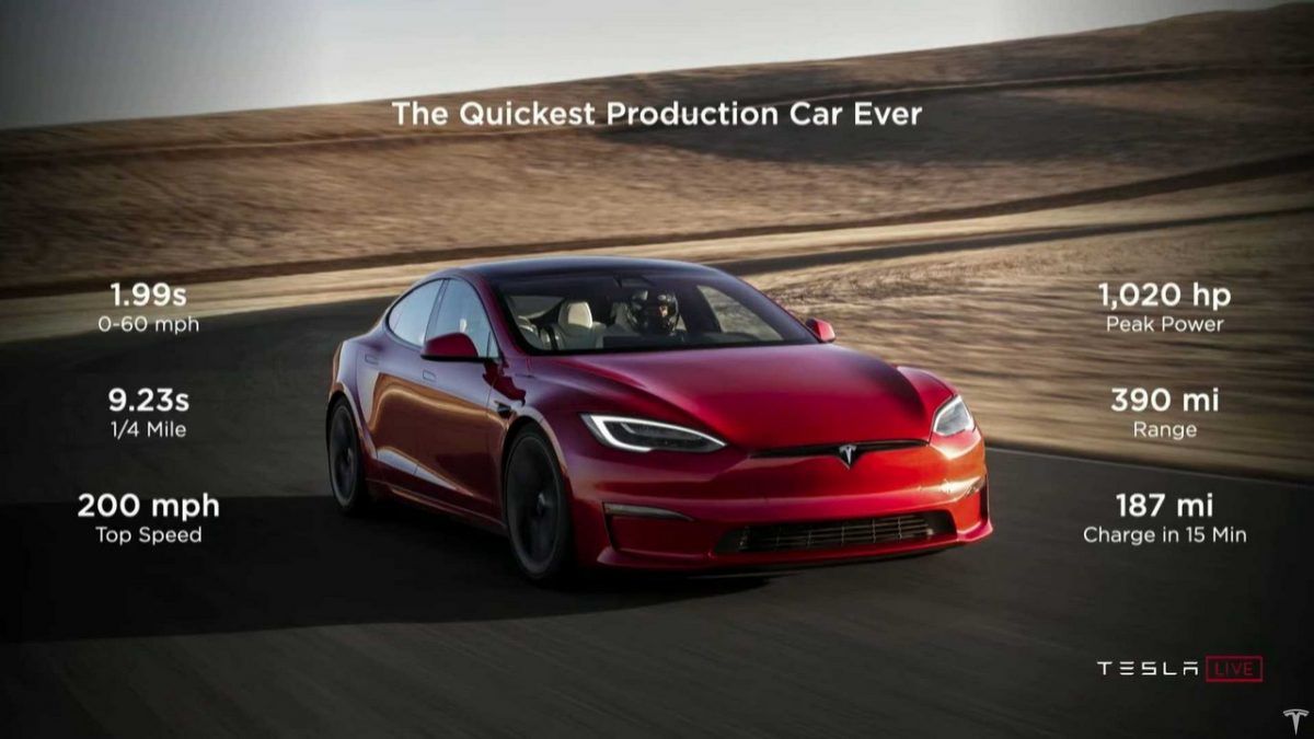 不是買了Tesla Model S Plaid就能飇到320 km/h 還必須穿著21英寸大圏胎與等待軟體更新後才能進入三百倶樂部