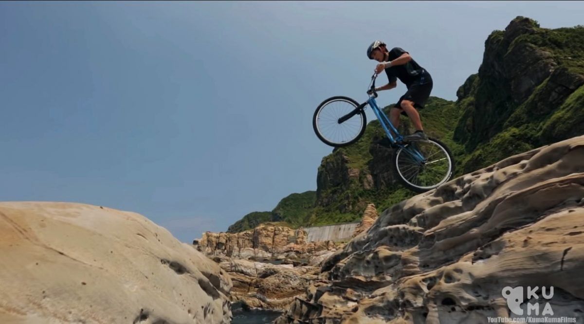 伴隨著單車特技，我們一同來欣賞美麗的寶島風景～