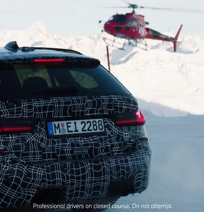 BMW M3 Touring最新預告影片 雪地嬉戲歡慶2022年到來！
