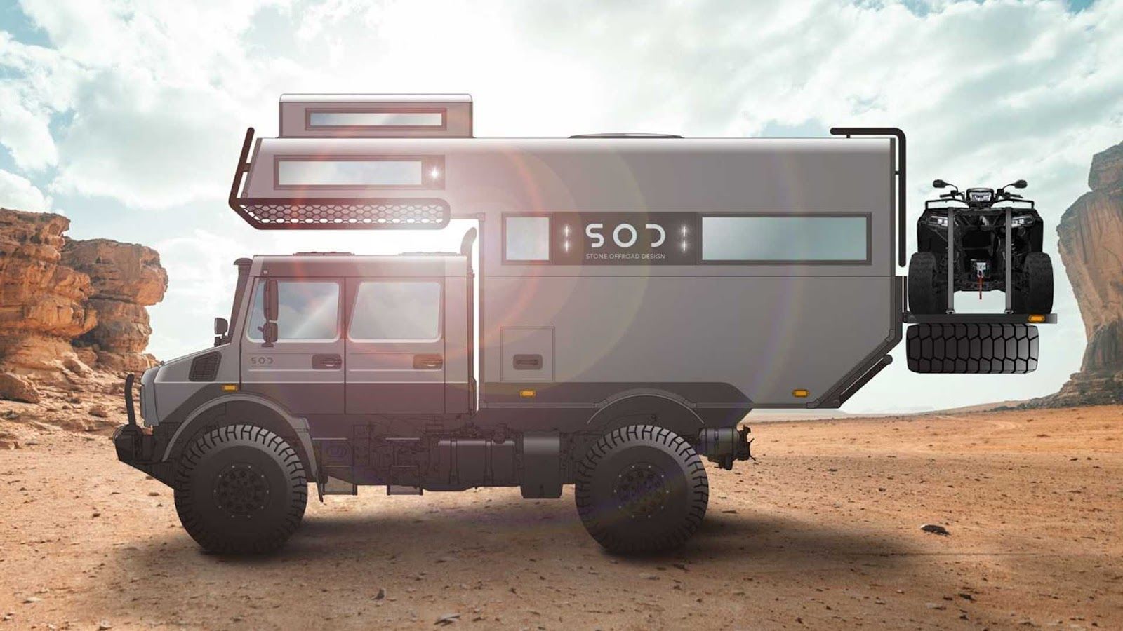 強悍越野性能搭配豪華設計內裝的 Unimog 車屋真的是完美組合