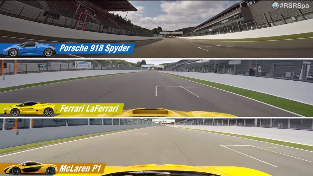 油電神駒跑Spa，看918、LaFerrari及P1的不同…..