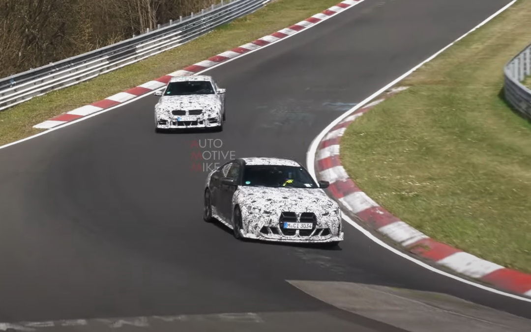 BMW新世代M2、 M4 CSL測試車在Nurburgring北環追逐 兩款跑車很快就會亮相[影片]
