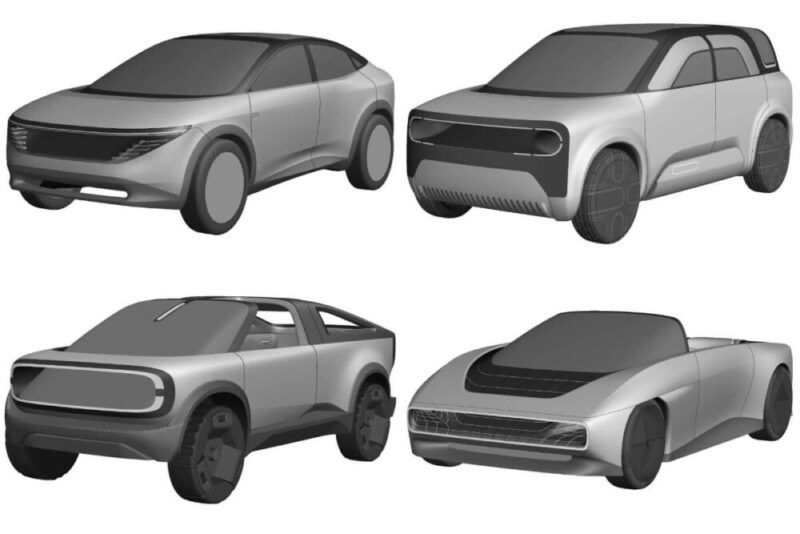 Nissan一口氣申請4款BEV概念車專利!與發表當時的規格略有不同
