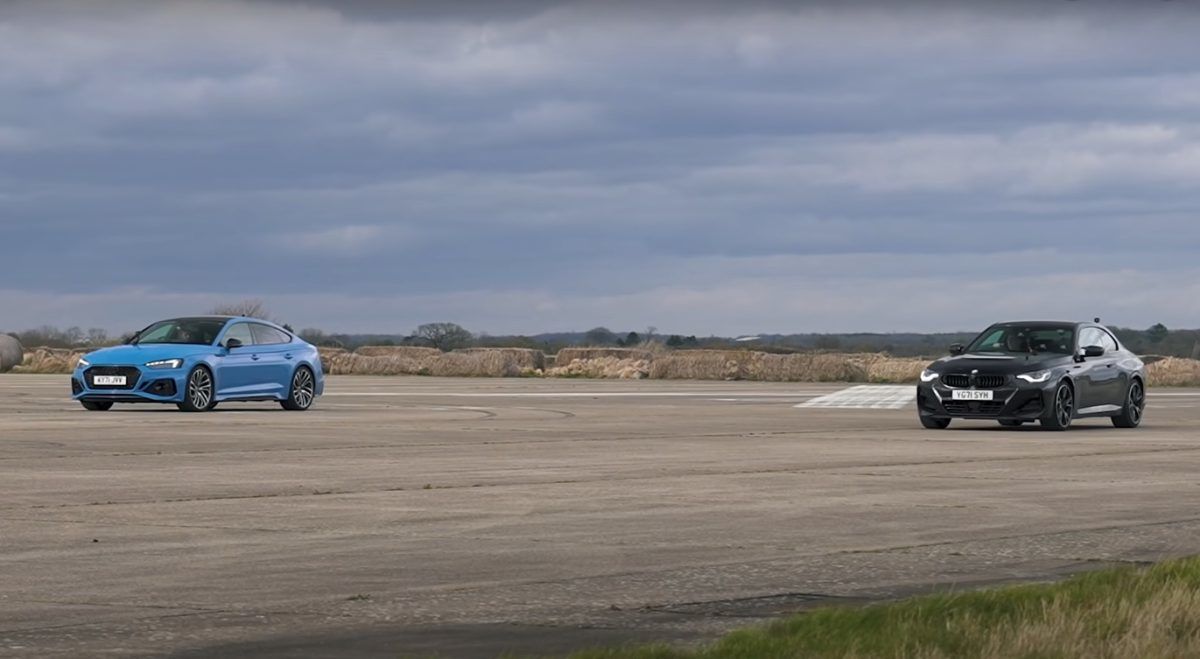 在直線加速賽上BMW M240i是Audi RS5 Sportback的夢魘 [影片]