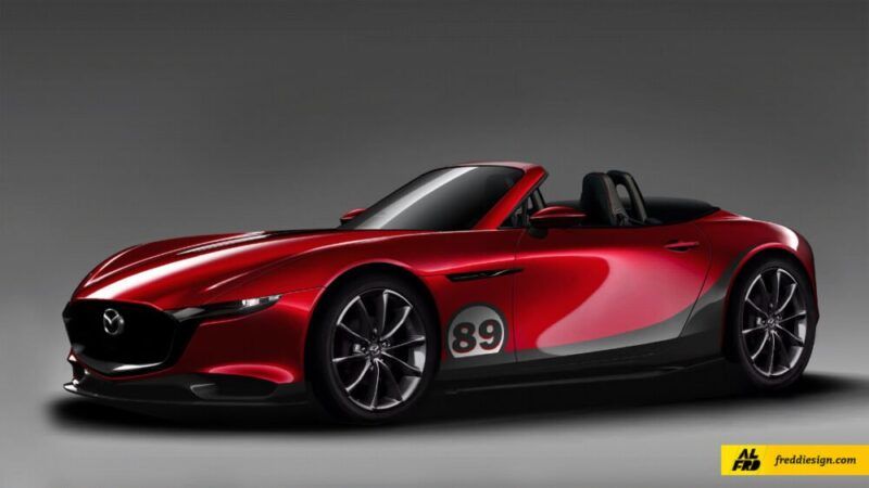 Mazda Roadster下代車型以世界最美的敞篷車為目標?預想CG圖讓人神魂顛倒