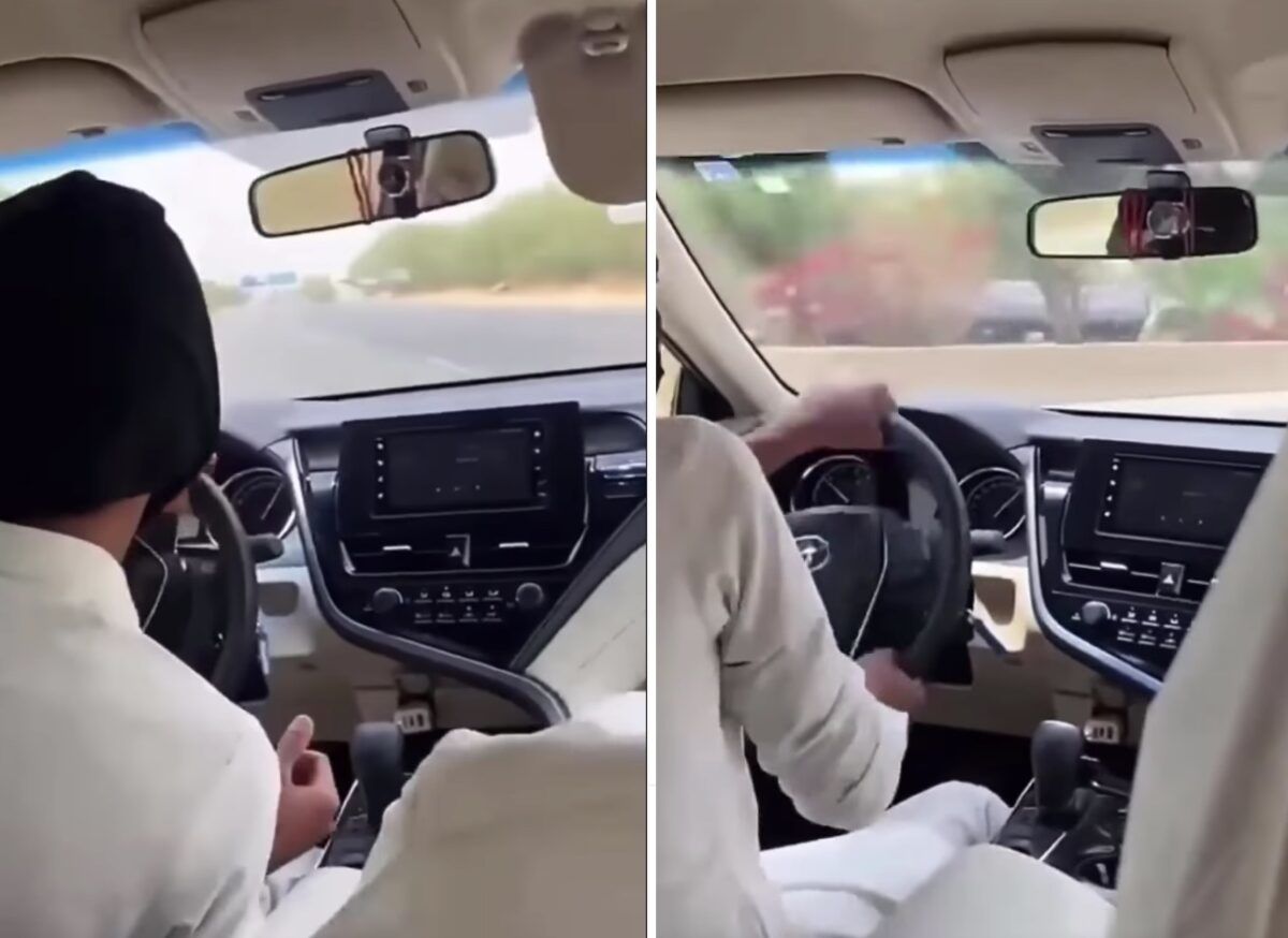 Toyota Camry 的阿拉伯式開法，看的頭都昏了！