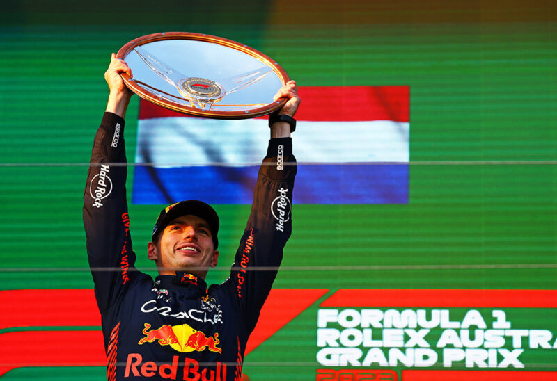 混戰中仍奪勝！Max Verstappen在F1澳洲大獎賽奪下本季第二勝￼