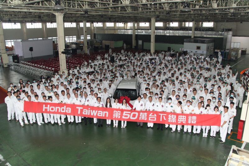Honda Taiwan達成50萬台生產里程碑 歡慶榮耀六月入主全車系享5年延長保固，CR-V再享雙重好禮