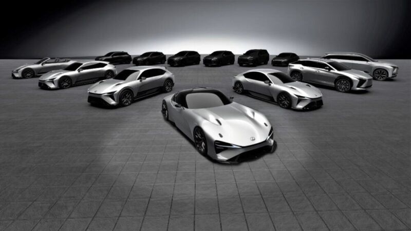 Lexus於「BEV戰略說明會」上公佈的13款車型，已推出6款! 下一款會是轎車車型嗎?