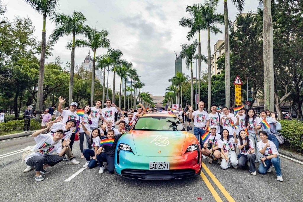 台灣保時捷首次參與2023Taiwan Pride 為多元共融而行