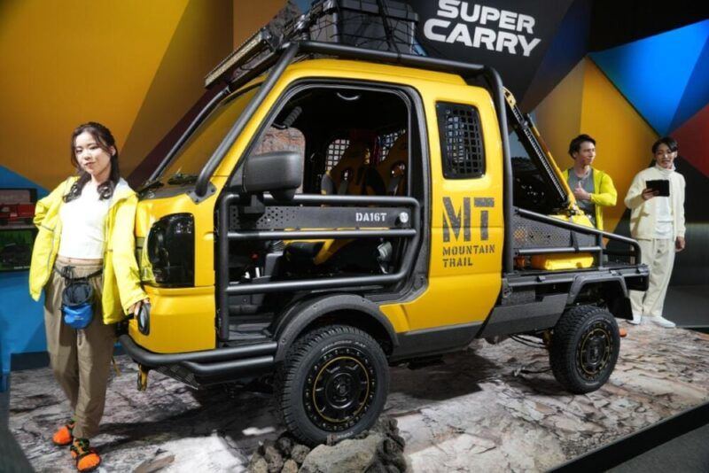 【2024東京改裝車展】Suzuki官方推出「沒有車門」的輕型卡車，有無量產的可能?  SUPER CARRY Mountain Trail
