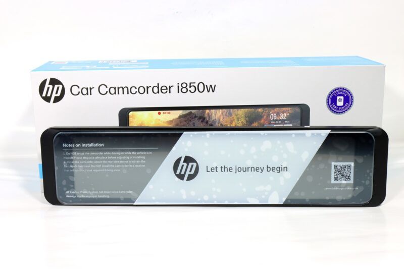 HP i850w行車記錄器開箱試用 Sony 335感光元件+前後2K+5G Wifi連線