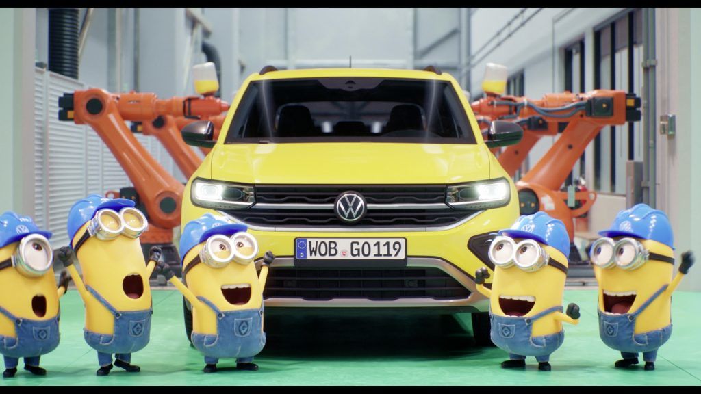 幽默可愛小小兵加入 Volkswagen 全球宣傳陣容  ID.4 現蹤賣座電影