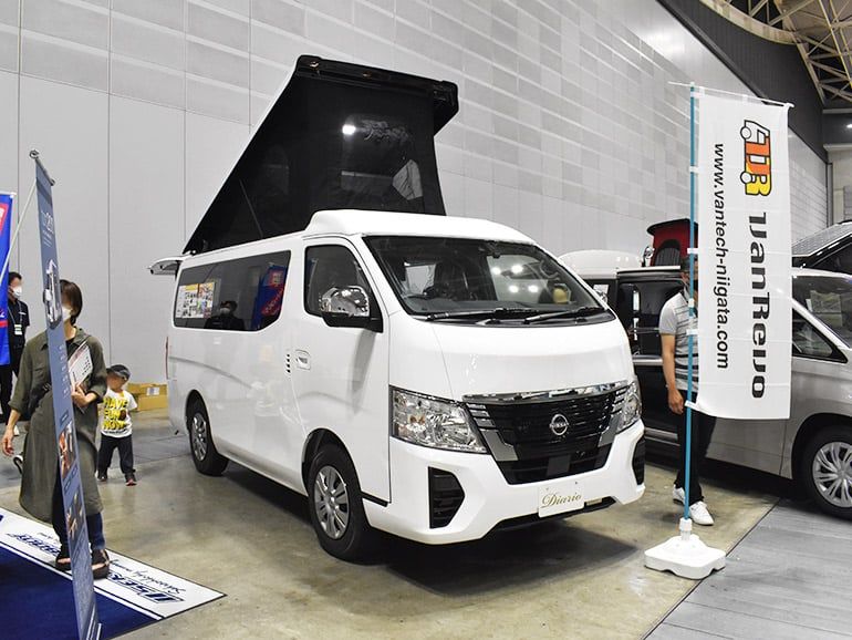 【車中泊】小型&可供6人就寢的露營車、標配硬殼車頂帳!  Vantech新潟Diario POP Type-2