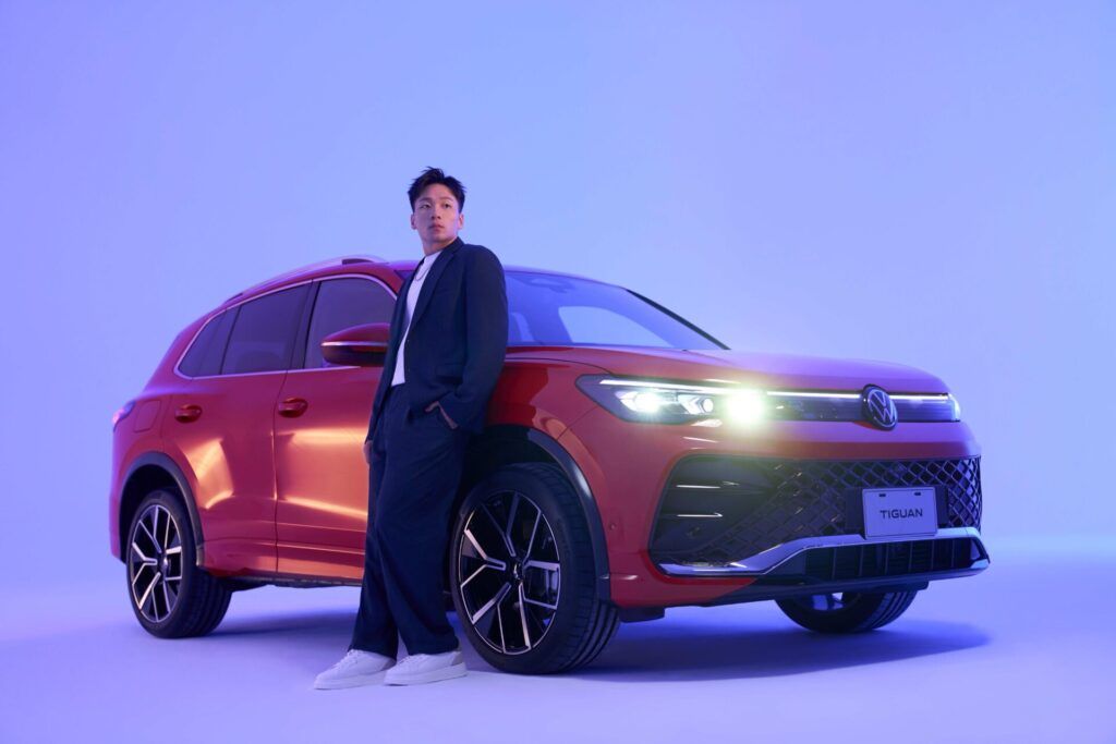 台灣福斯汽車品牌大使李洋 全台首批「德主」入手The all-new Tiguan