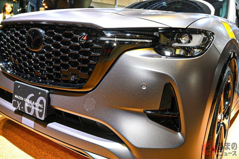 Mazda 全新「雙人座 SUV」亮相！搭載大排氣量「直六」引擎的「硬派」車型！大型尾翼與豪華內裝的「MSR 規格」CX-60 Rally 參展！