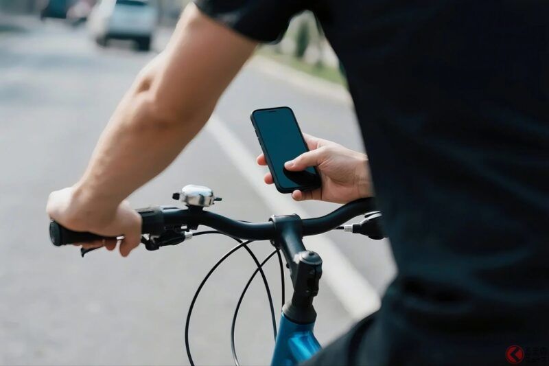 用手機罰款1萬2000日圓！警察廳公開了違規規則！騎腳踏車時哪些行為不能做？前警察官來解說￼￼￼