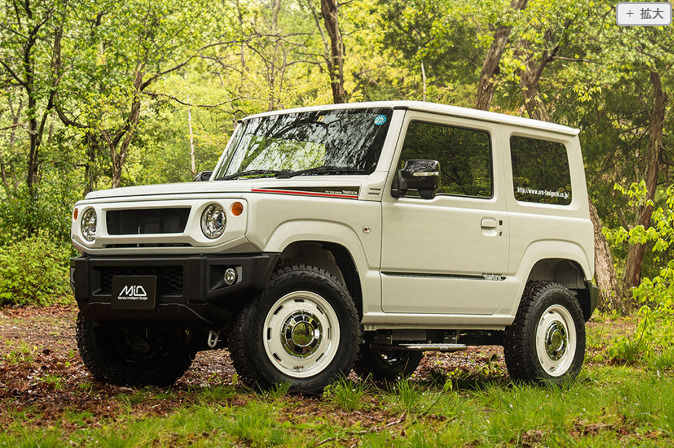 隨著「Jimny Nomad」的登場，熱潮勢必再度升溫！？利用 MID 輪圈系列「Garcia（ガルシア）」，打造專屬於自己的獨一無二 Jimny！【PR】